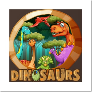 Dinosaurs World Posters and Art